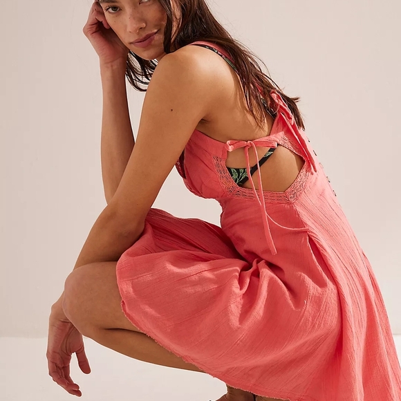 NWT Free People Vivi Mini Coral Sugar - Picture 1 of 4